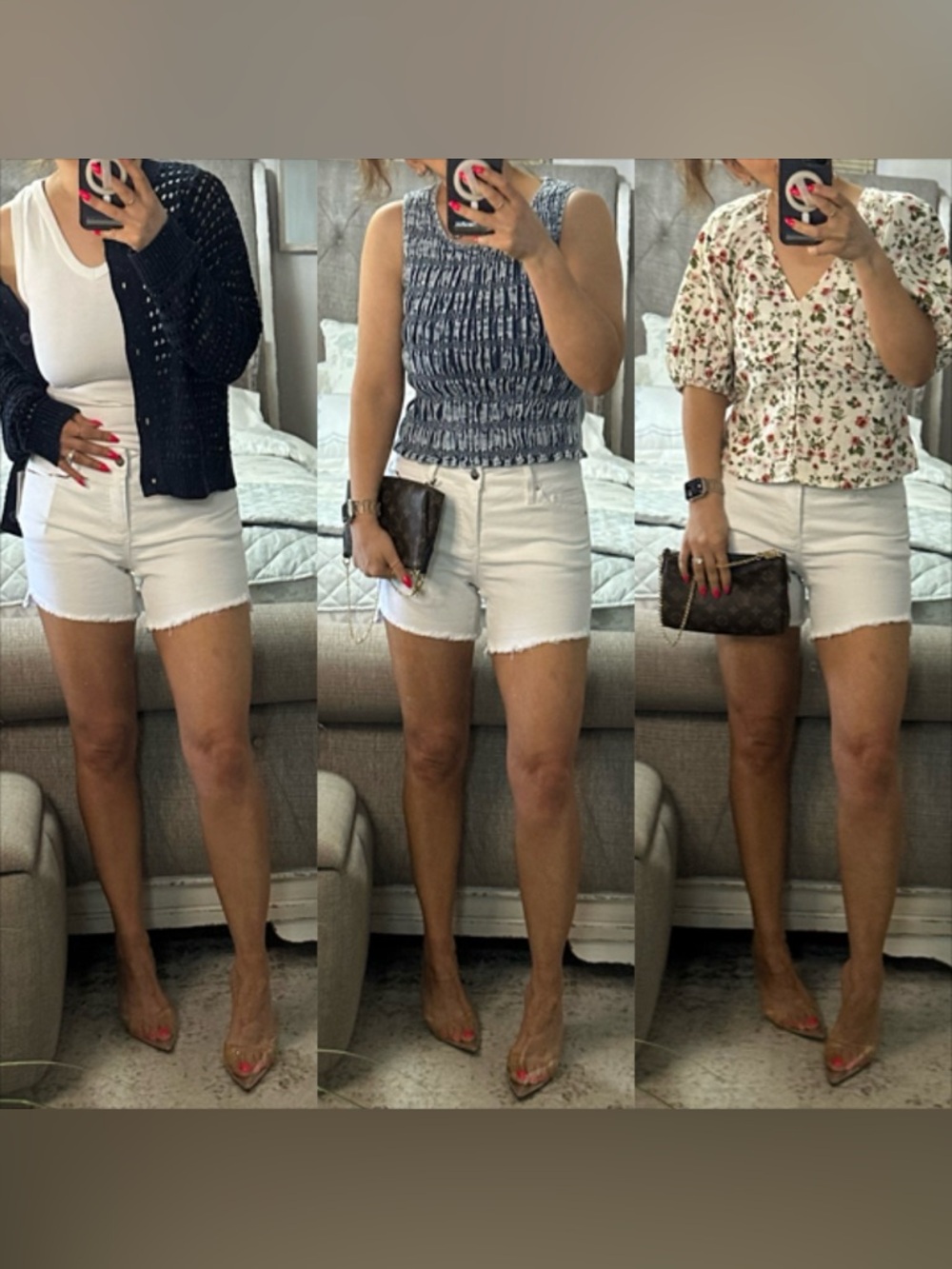 New ✨ Crisp White Sculpt & Smooth Summer denim Shorts